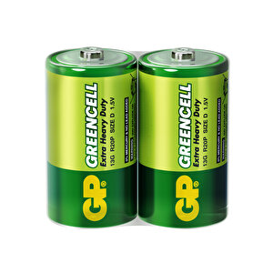 Batteries 13g Greencell R20p/1250/d Boy Kalın Pil 1.5 Volt 20li Kutu