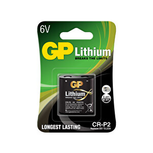 Batteries Cr-p2 Cr-p2/dl223a Boy Lityum Pil 6 Volt Tekli Kart