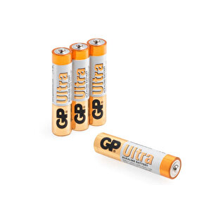 Batteries 24au Ultra Alkalin Lr03/e92/aaa Boy İnce Kalem Pil 1.5 Volt 4lü Kart