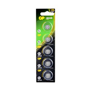 Batteries Cr1220 1220 Boy Lityum Düğme Pil 3 Volt 5li Kart
