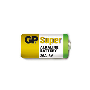 Batteries 26a Süper Alkalin 26a Boy Pil, 6 Volt, Tekli Kart