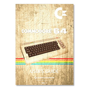Eski Zeminde Commodore 64 Afişi Görseli  Ahşap Mdf Tablo 35x50 cm