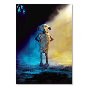 Dobby Ev Elf Harry Potter Görseli     Ahşap Mdf Tablo 25x35 cm
