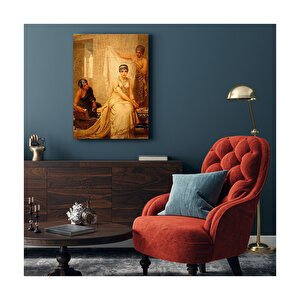 Kraliçe Esther Eseri Görseli  Ahşap Mdf Tablo 50x70 cm