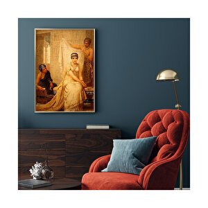 Kraliçe Esther Eseri Görseli  Ahşap Mdf Tablo 50x70 cm