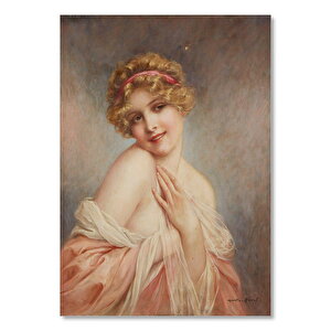 François Martin Kavel Fransa Catherine La Rose Resim     Ahşap Mdf Tablo 25x35 cm