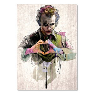 Joker Kalp Resmi Görseli   Ahşap Mdf Tablo 25x35 cm