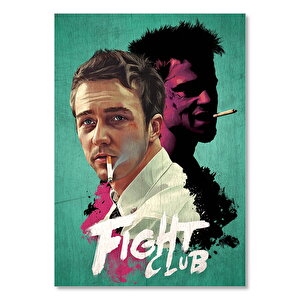 Fight Club Görseli    Ahşap Mdf Tablo