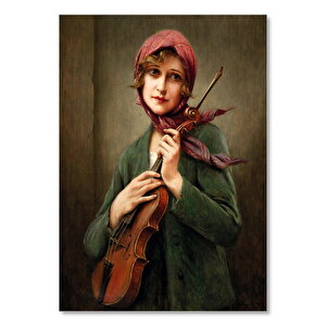François Martin Kavel Fransa Catherine La Rose Çalışması     Ahşap Mdf Tablo 50x70 cm