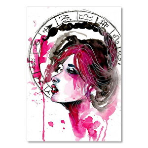 Kadın Figüründe Akrep Burcu Görseli    Ahşap Mdf Tablo 35x50 cm