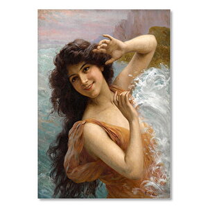 François Martin Kavel Fransa  Catherine La Rose Mutluluk    Ahşap Mdf Tablo 35x50 cm