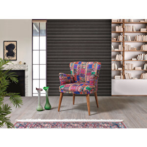 Mila Patchwork 2+1+1 Çay Seti (balkon, Salon, Ofis, Cafe)