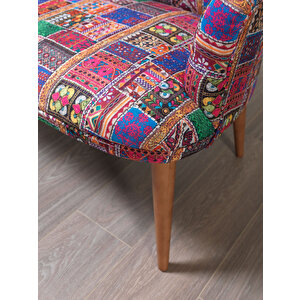 Mila Patchwork 2+1+1 Çay Seti (balkon, Salon, Ofis, Cafe)