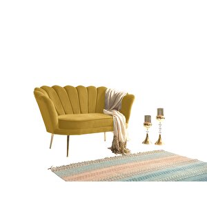 İnci Sarı 2+1+1 Çay Seti (salon,balkon,cafe,ofis)