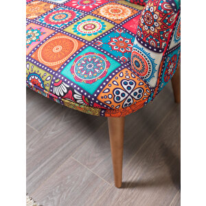 Liya Patchwork 2+1+1 Çay Seti (salon, Balkon, Cafe Ofis)