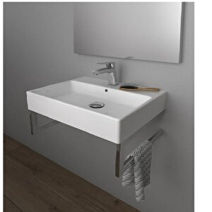 NX270 Next Tezgah Üzeri Kare Lavabo 70x50 cm