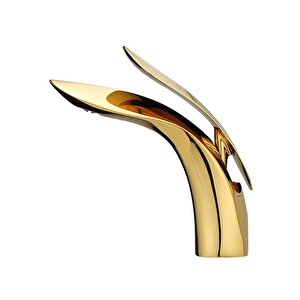 Lavabo Bataryası Leaf Altın Gold Klb103-g
