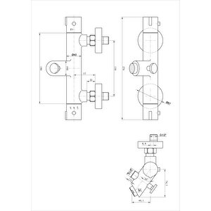 Termostatik Banyo Bataryası Siyah Ktb101-b