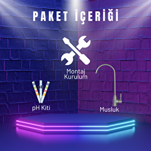Hidrotek EA Water Natural pH 8.5 Alkali Zengin Mineralli Canlı Su Üreten En İyi Su Arıtma Cihazı 2025