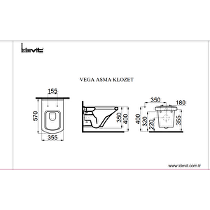 Vega Kanallı Asma Klozet