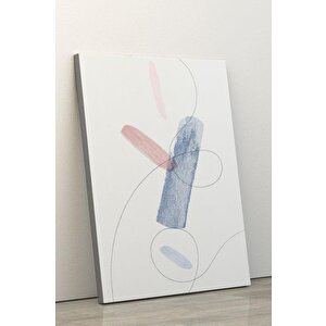 3'lü Set Brush Stroke Kanvas Tablo 30x40 cm