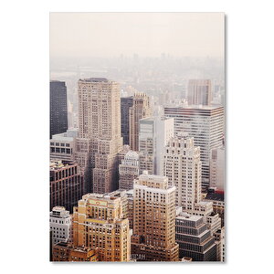 New York Gökdelenler Şehri Görseli 35x50 cm
