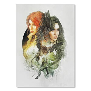 Witcher Anime Yennefer Ve Triss Görseli 35x50 cm