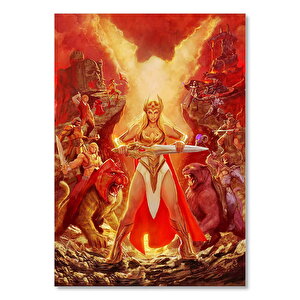 She Ra Savaşçı Prenses He Man 25x35 cm