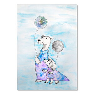 Kutup Ayıları Balonlar Fantastik 25x35 cm