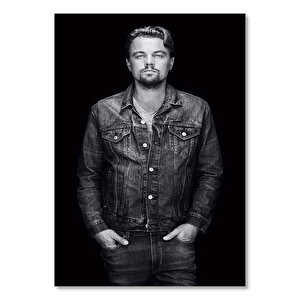 Leonardo Di Caprio Kot Ceket Top Sakallı 50x70 cm