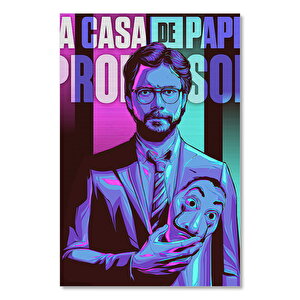 La Casa De Papel Profesör Ve Maskesi 35x50 cm