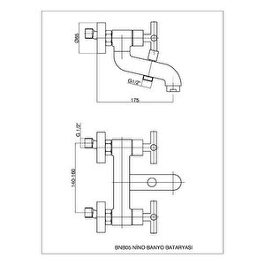 Banyo Bataryası Nino Bakır Oksit Bnb05-b