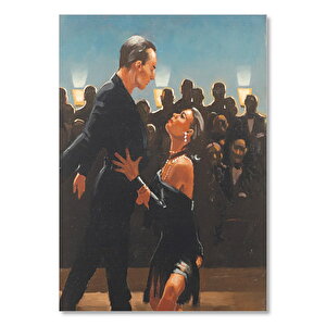 Rumba Dersinde Siyahlı Çift 50x70 cm