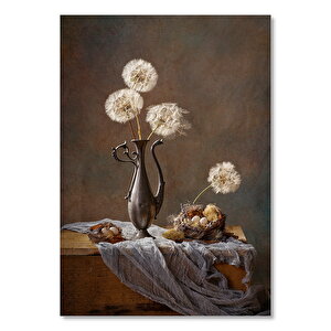 Zarif Vazo İçinde Karahindiba Tohumları 35x50 cm