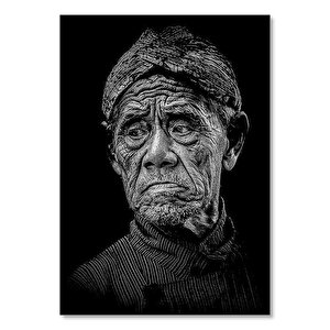 Çilekeş İhtiyar Adam Karanlık Mod 35x50 cm