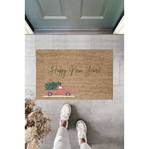 Modern Baskı - Happy New Year 2 - Karşılama Kapı Önü Paspası