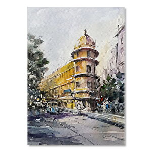 Eski Bir Sokak Manzarası 25x35 cm