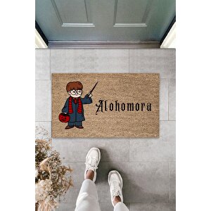 Modern Dijital Baskı Harry Potter Alohomora  Kapı Önü Paspası 70x45cm