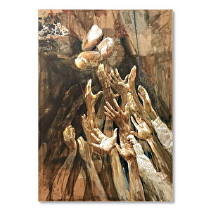 Göğe Uzanan Eller 50x70 cm