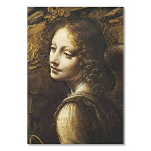 Kıvırcık Saçlı Buğulu Bakışlı Genç Kadın 35x50 cm