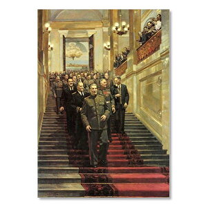 Kremlin Sarayı Merdivenlerinde Protokol 25x35 cm