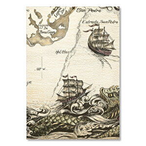 Eski San Pedro Haritası Ve Gemiler
