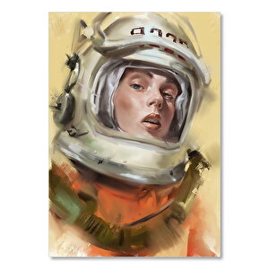 Astronot Kıyafetli Genç Kadın 25x35 cm