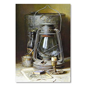 Gaz Lambası Mum Ve Kibrit 25x35 cm