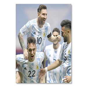 Messi Arkadaşları Arjantin Şampiyonlukları 25x35 cm