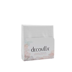 Decovilla 60x120 Micro Fitted Sıvı Geçirmez Alez Beyaz