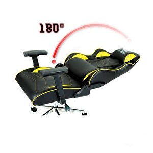 Herkese Mobilya Zal - Monza Yellow Pro Gamer Üst Seviye Oyuncu Koltuğu Gaming Chair Yarış Koltuğu Oyun Koltuğu Komple Yatar