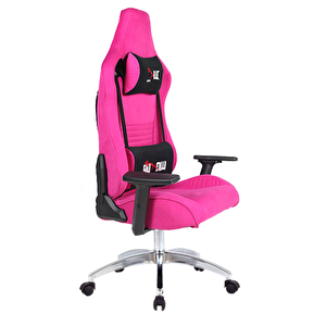 Pinky Kumaş Gamer Üst Seviye Oyuncu Koltuğu Gaming Chair Yarış Koltuğu Oyun Koltuğu Komple Yatar