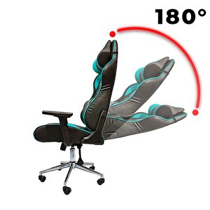 Zal X-2073 Pro Gamer Üst Seviye Oyuncu Koltuğu Gaming Chair Yarış Koltuğu Oyun Koltuğu Komple Yatar