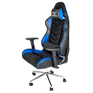 Zal - Monza Blue Pro Gamer Üst Seviye Oyuncu Koltuğu Gaming Chair Yarış Koltuğu Oyun Koltuğu Komple Yatar